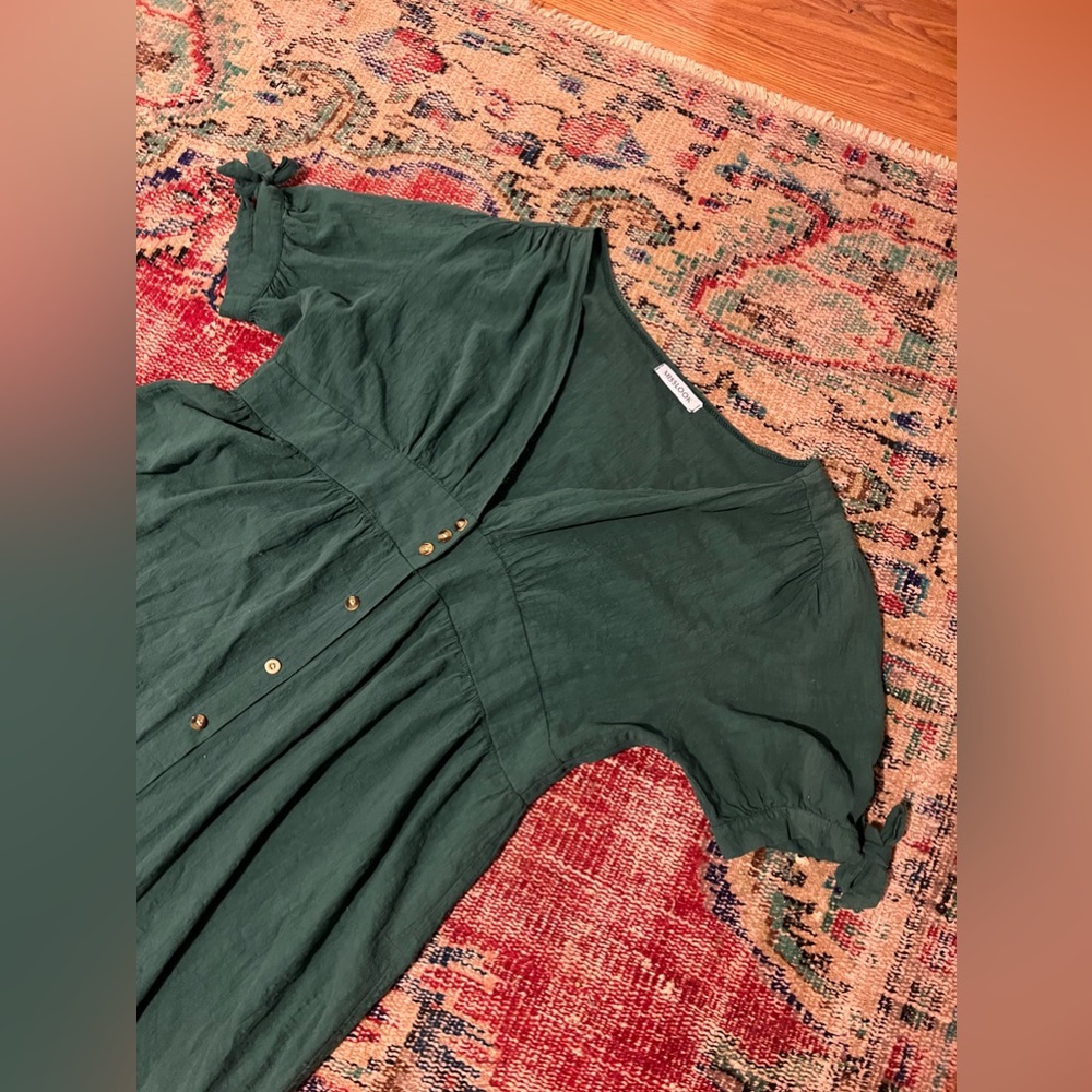 Miss look forest green dress